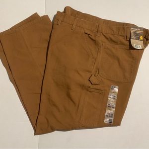 Carhartt Original fit washed Duck Work Dungaree pants. New